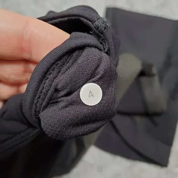 Lululemon Leggings Womens 4 Cropped 21" Mesh Panel Run Yoga Gym Workout Athletic - Picture 9 of 10